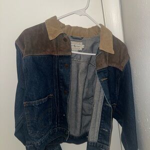 Ralph Lauren Blue and Brown Jean Jacket